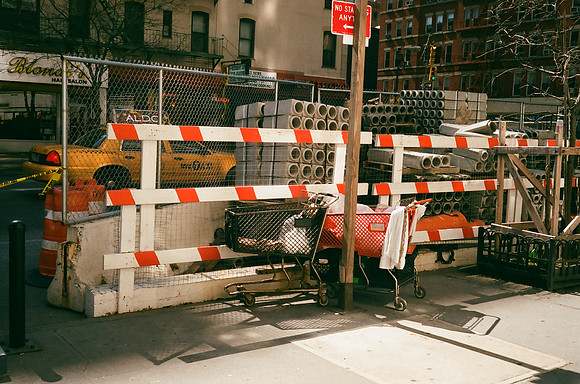Street work, East 86th Street