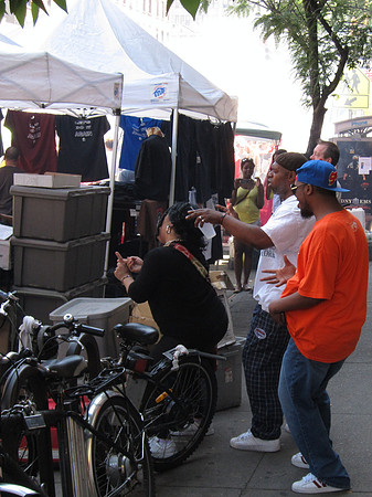 Singing backup, Ninth Avenue Food Festival