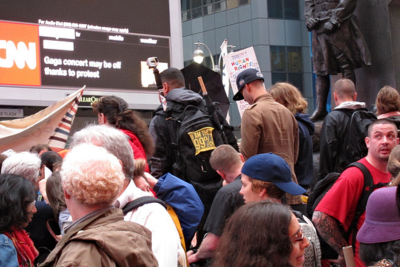 Occupy Wall Street/Times Square rally, 15 May 2012