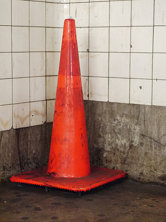 Traffic Cone, Subway Station