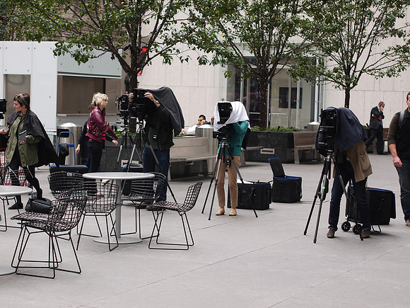 Photography students