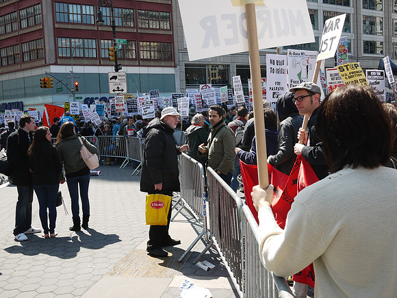 Union Square protest