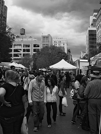Before the rain, Union Square Greenmarket