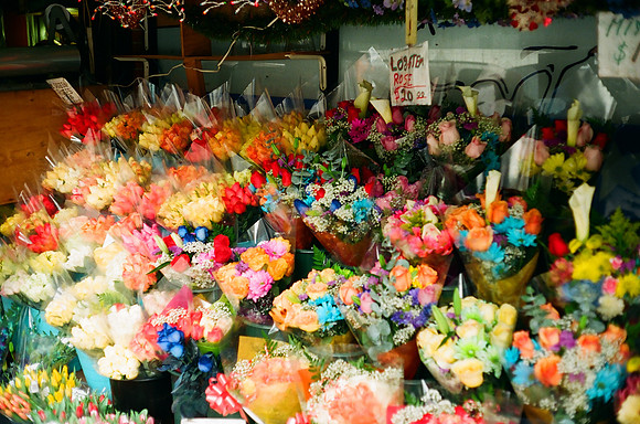 Sidewalk florist, Hell's Kitchen