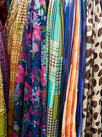 Scarves, street fair