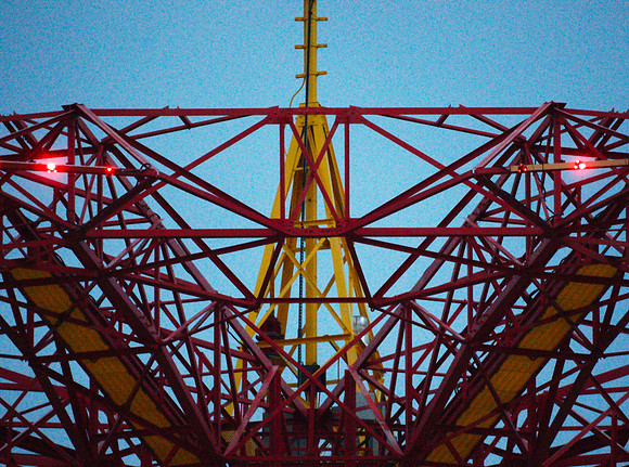 Detail of the Parachute Jump, Coney Island, Brooklyn, NY