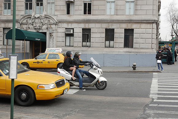 The only way to travel: 81st St. and Central Park West