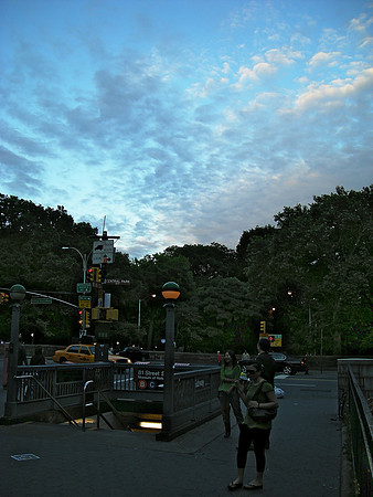 summer evening, Central Park West