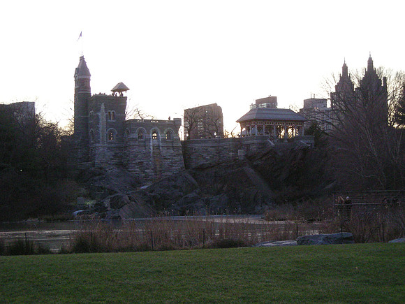 Belvedere Castle, a warm day in January