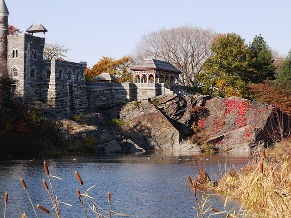 Turtle Pond and Bevedere Castle