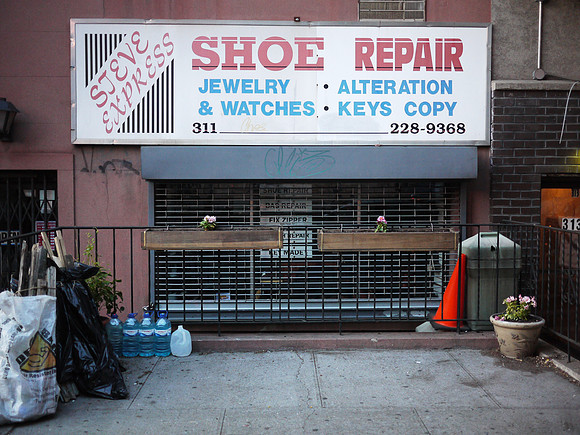 Shoe repair shop, 14th Street
