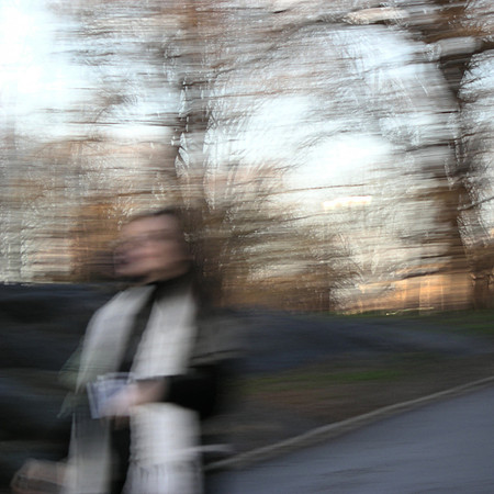 in a hurry