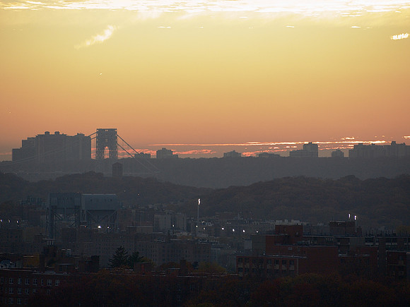 Sunset from the Bronx