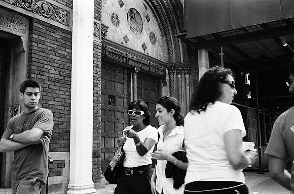 Outside  the Park Avenue Methodist Church