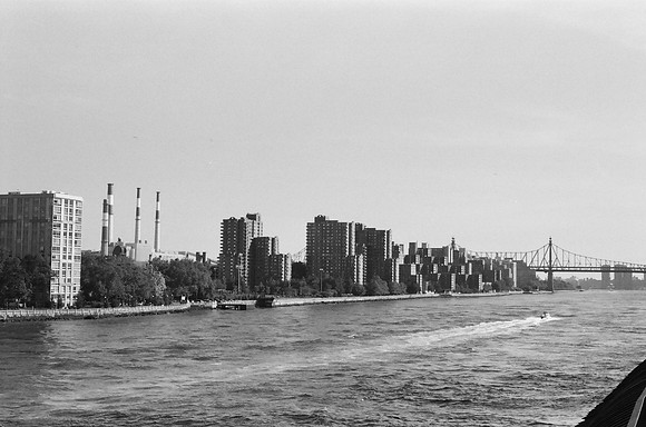 East River, from the Promenade around 83rd street