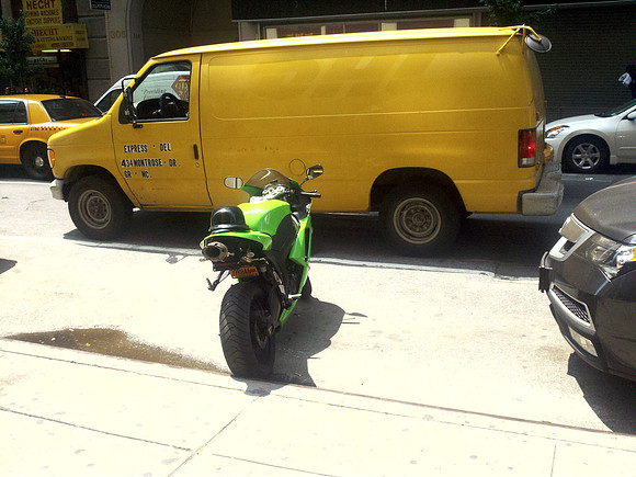 Yellow, green