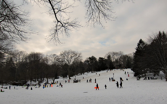 Cedar Hill after a snow