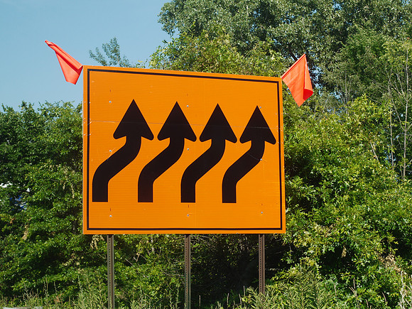 Road sign, Massachusetts