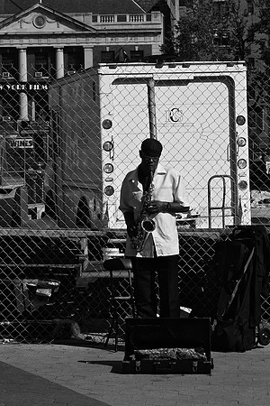 Sax Player, Union Square Park