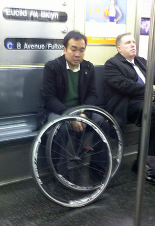 Bicycle wheels (Eighth Avenue IND)