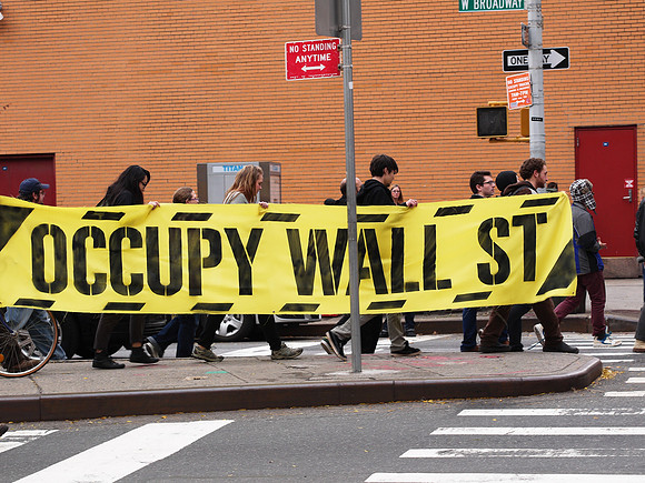 Occupy Wall Street on the move