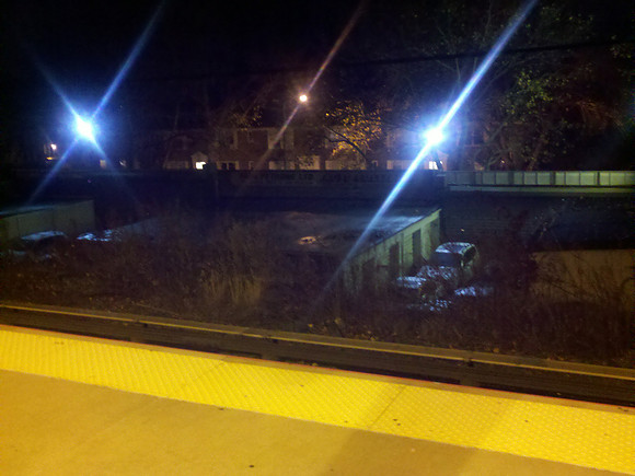 At Auberdale Station, Queens
