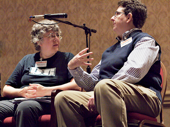 Alison Sinclair and Ruth Sternglantz