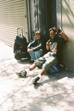 Two guys on Ninth Avenue