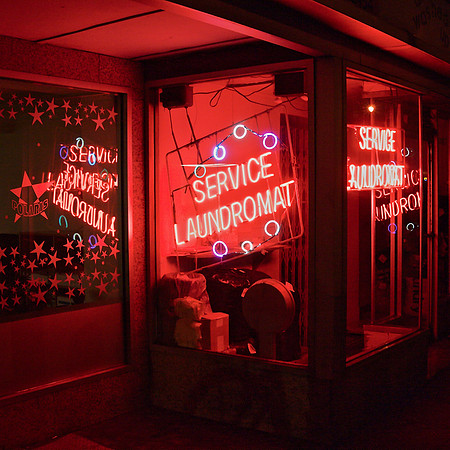 Laundromat, York Avenue, Night