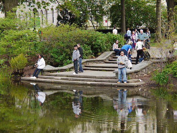 Fishing in Harlem Meer