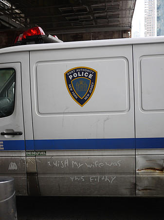 Police van, Port Authority Bus Terminal