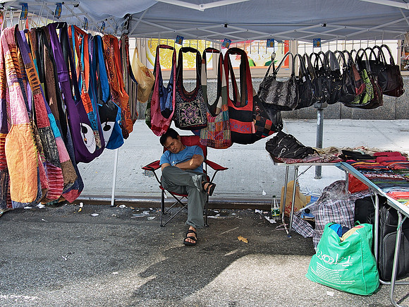 Slow Day at the Street Fair