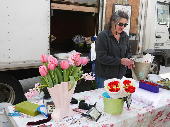 Flower seller, Union Square Greenmarket