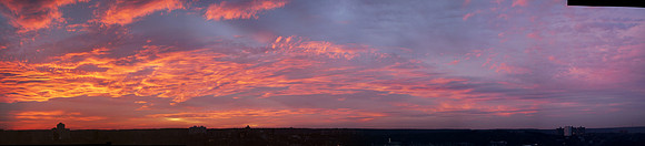 Bronx sunset panorama