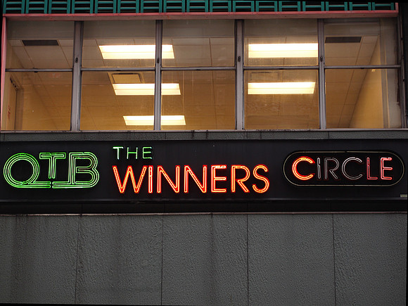 OTB sign, midtown
