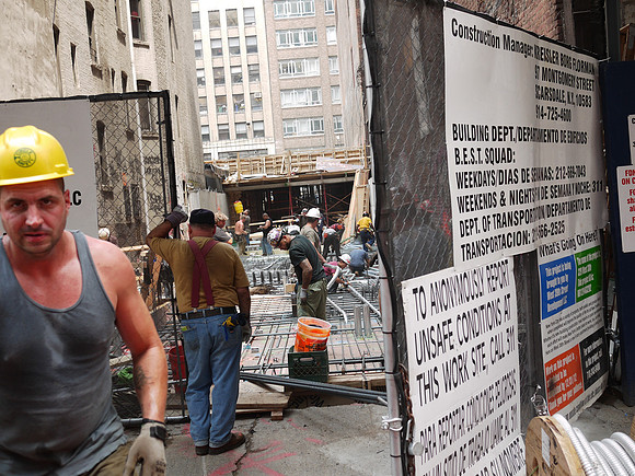 Construction site, Garment District
