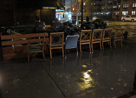 Chairs, Rain