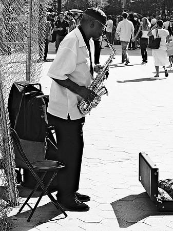 Sax Player, Union Square