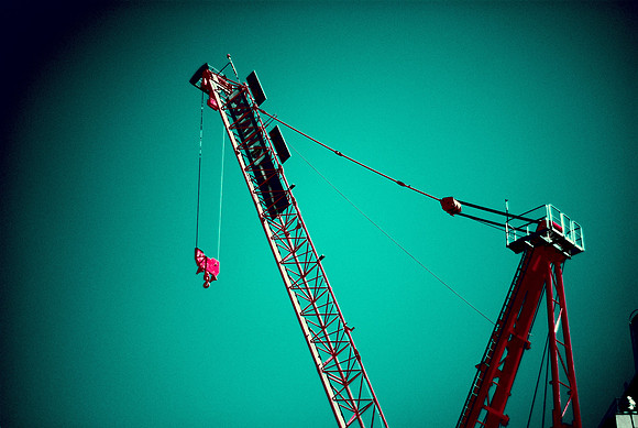 ominous crane