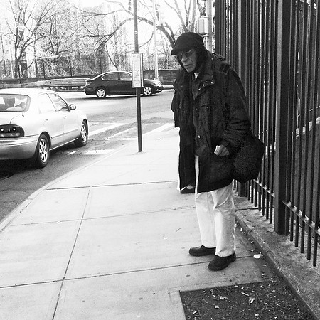 Waiting for a bus, Riverdale, the Bronx