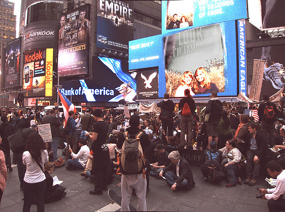 Occupy Wall Street/Times Square rally, 15 May 2012