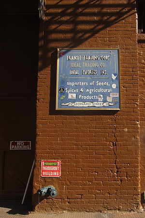 Ideal Trading Co. sign, Tribeca