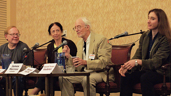 John Benson, Ellen Asher, James Morrow, and Sonya Taaffe