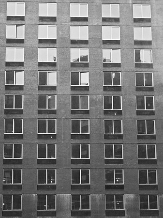 Facade, building under construction