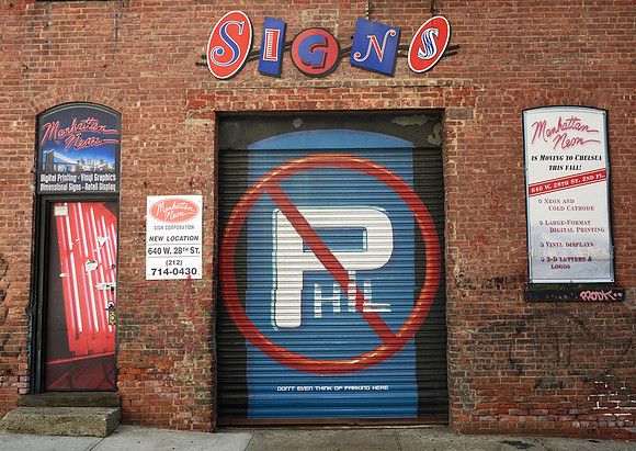 Sign-painting shop signs