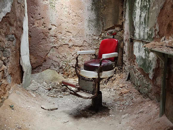 Barber chair, Eastern State Penitentiary