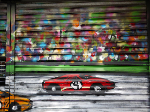 Security Gate Mural, Hell's Kitchen