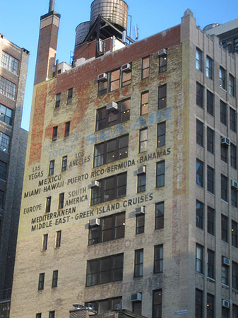 Wall ads, Eighth Avneue and 39th Street