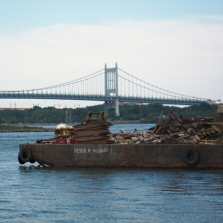 The barge "Peter B. Kelman", East River, New York City