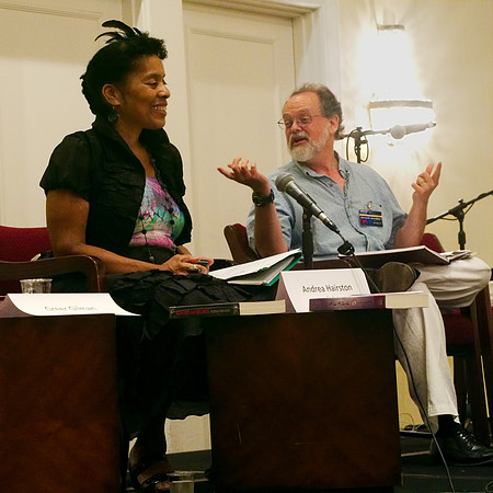 Andrea Hairston and Kenneth Schneyer at Readercon 25 (2014)